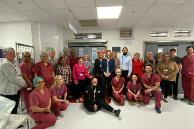 North Bristol Trust Gynaecology team group photo