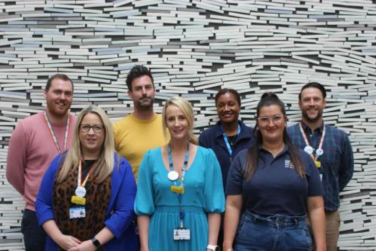 Some of the NBT Apprenticeship Centre Team smile for group photo