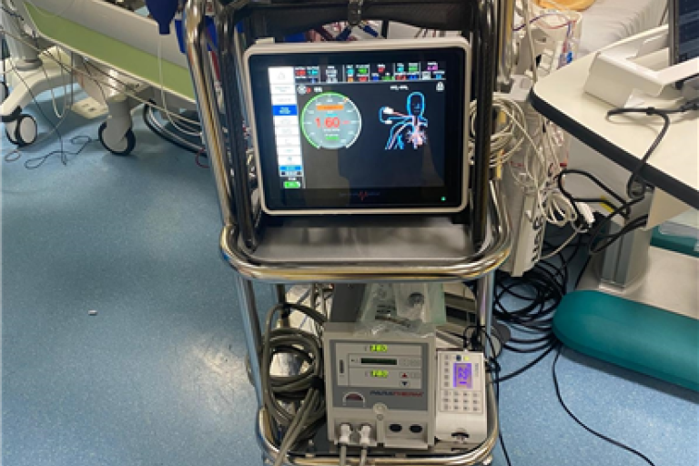 The new state of the art ECMO machine that supported Freddie