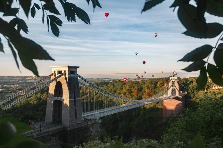 scenic image of the Clifton Suspension Bridge - image credit Jarred Kyle