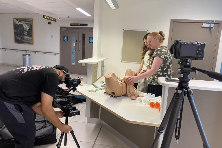 Behind the scenes of the making of the BBC Tech Now documentary