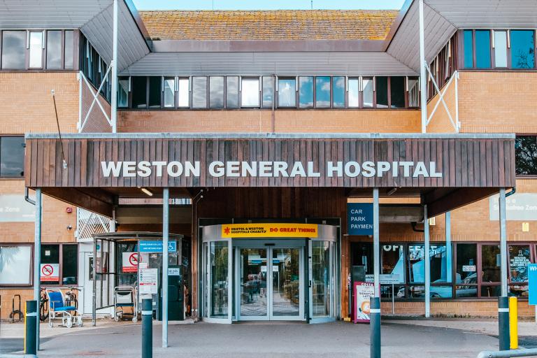Weston General Hospital entrance