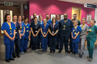 Group photo of the Emergency Department Team