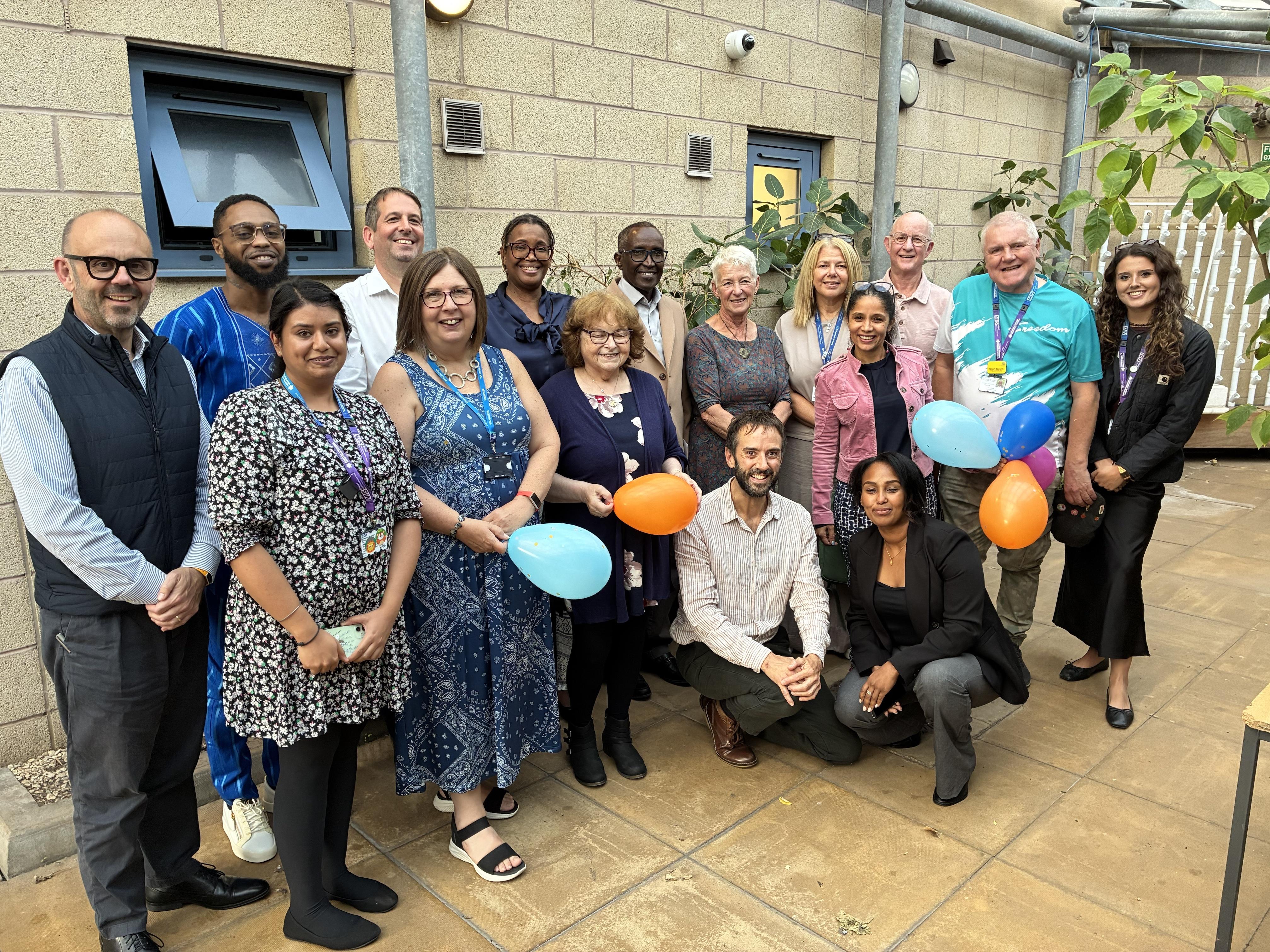 Colleagues involved in Bristol NHS Foundation Trust's Community Participation Group gathered to celebrate the first year anniversary